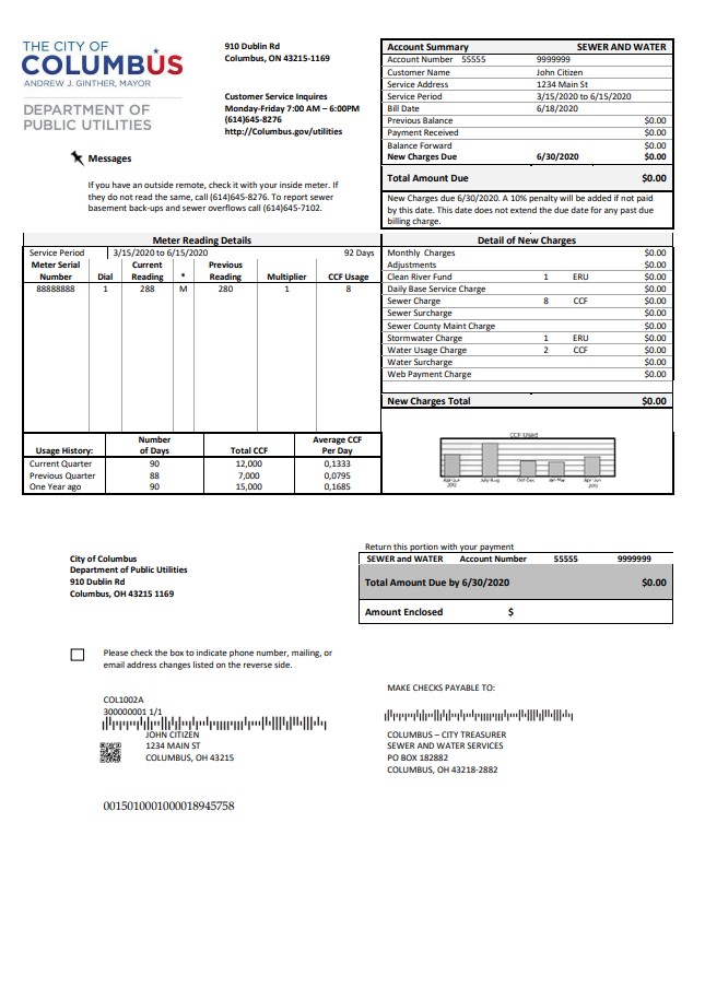  Minol USA business utility bill 